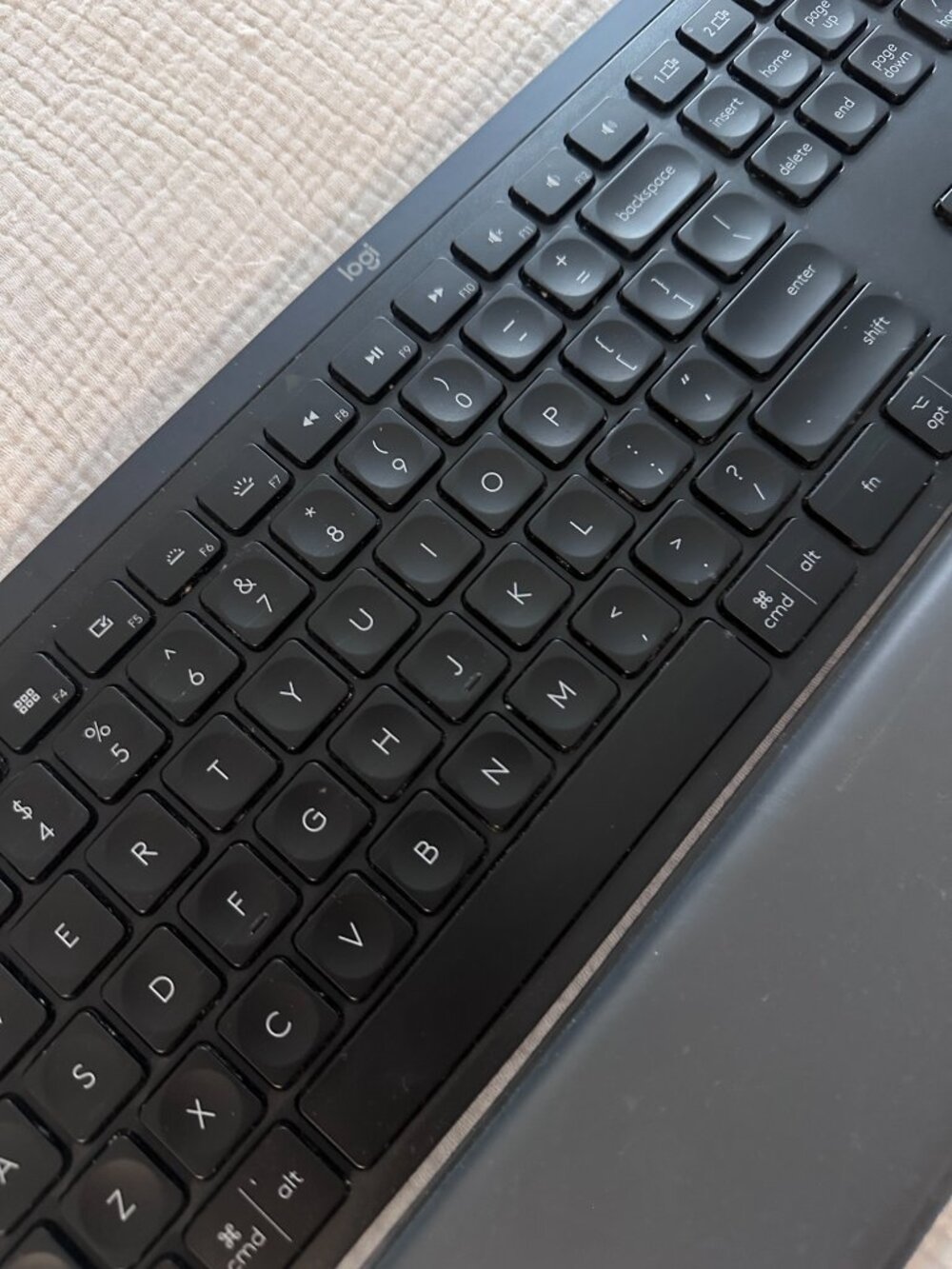 Logitech - MX Keys Advanced Full-size Wireless Scissor Keyboard for PC and Mac - Picture 2 of 2